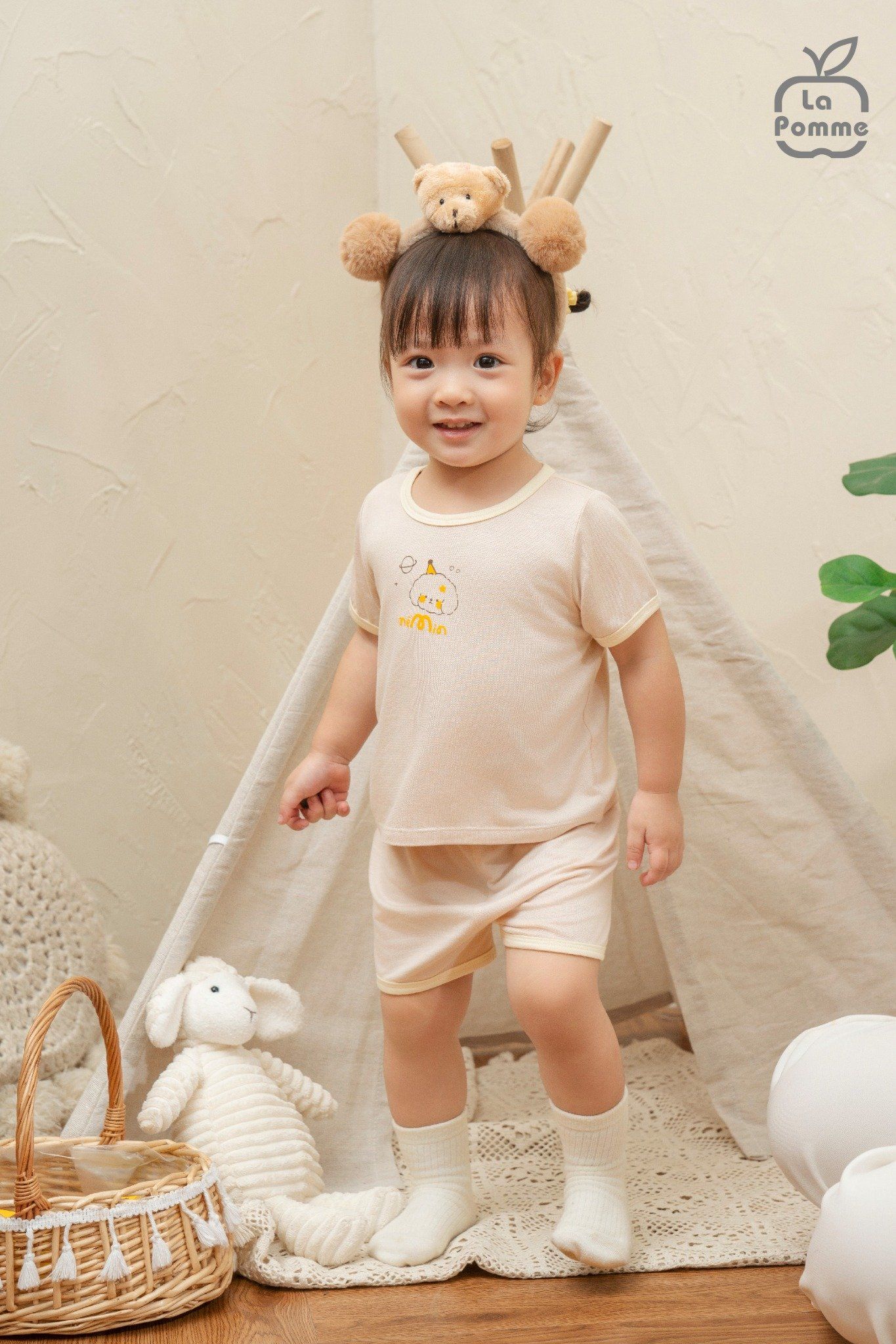  Bộ cộc tay Mềm Mịn by La Pomme người bạn puppy 