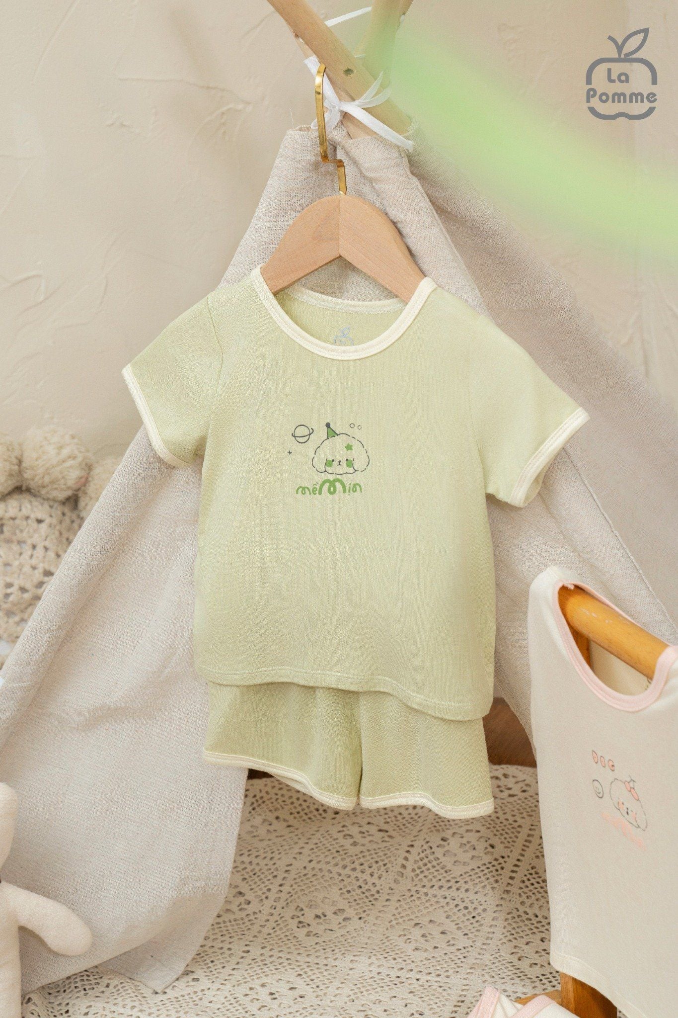  Bộ cộc tay Mềm Mịn by La Pomme người bạn puppy 