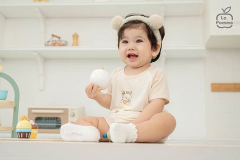  Bộ cộc tay Mềm Mịn by La Pomme vũ trụ êm ái 