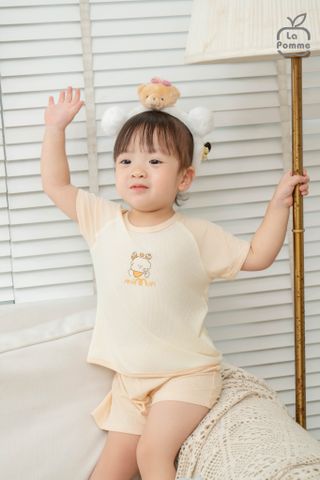  Bộ cộc tay Mềm Mịn by La Pomme vũ trụ êm ái 