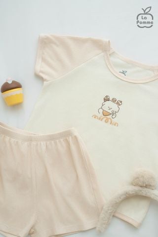  Bộ cộc tay Mềm Mịn by La Pomme vũ trụ êm ái 