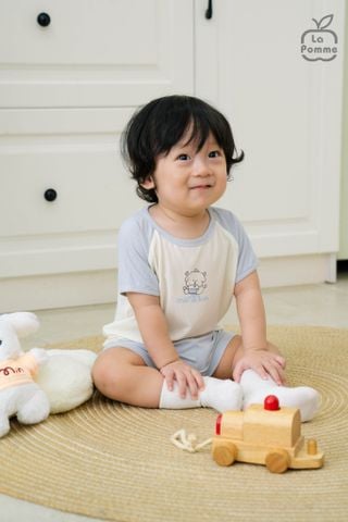  Bộ cộc tay Mềm Mịn by La Pomme vũ trụ êm ái 