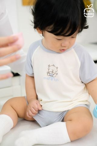  Bộ cộc tay Mềm Mịn by La Pomme vũ trụ êm ái 