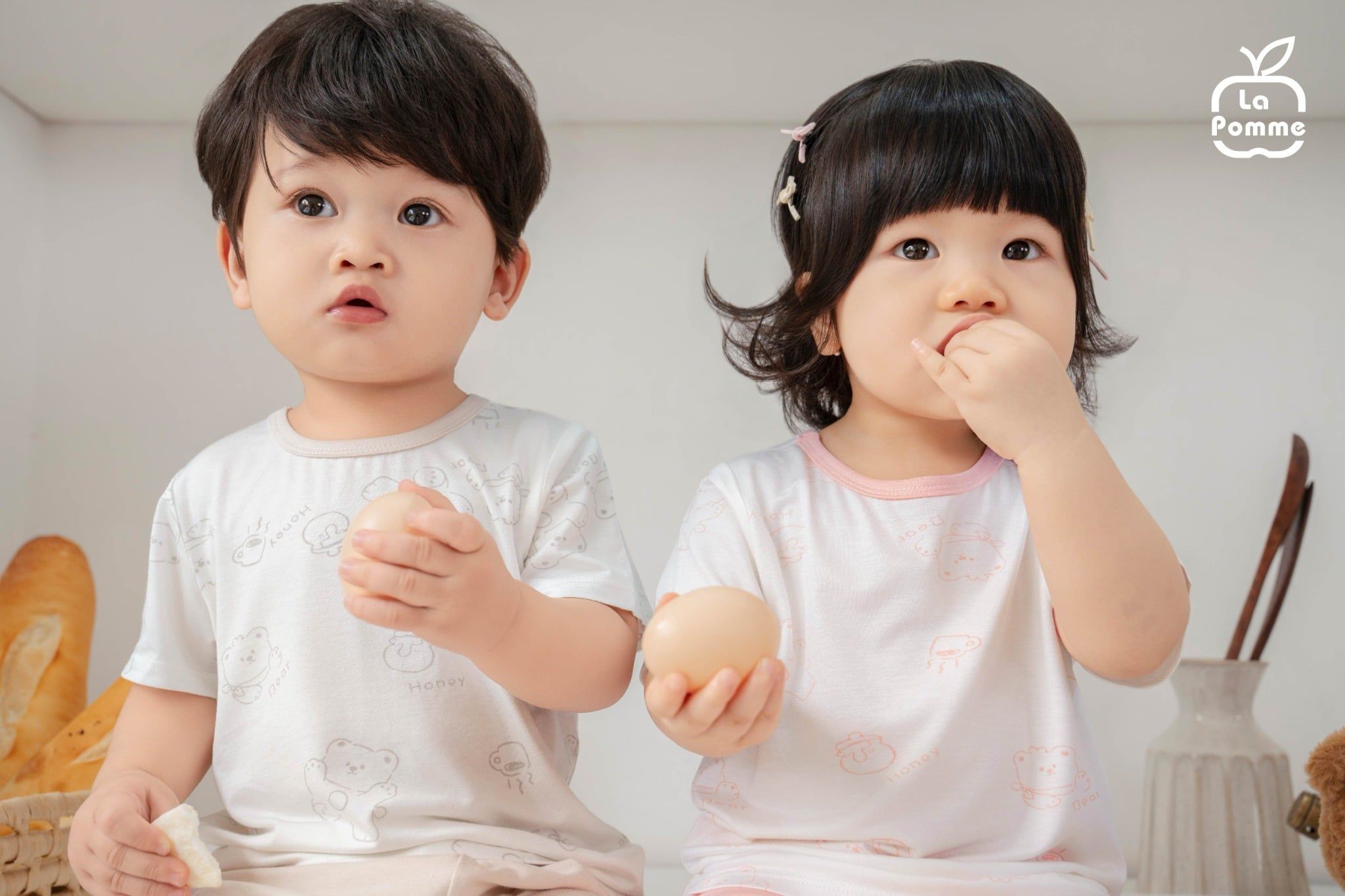  Bộ cộc tay Mềm Mịn by La Pomme người bạn mềm mịn 