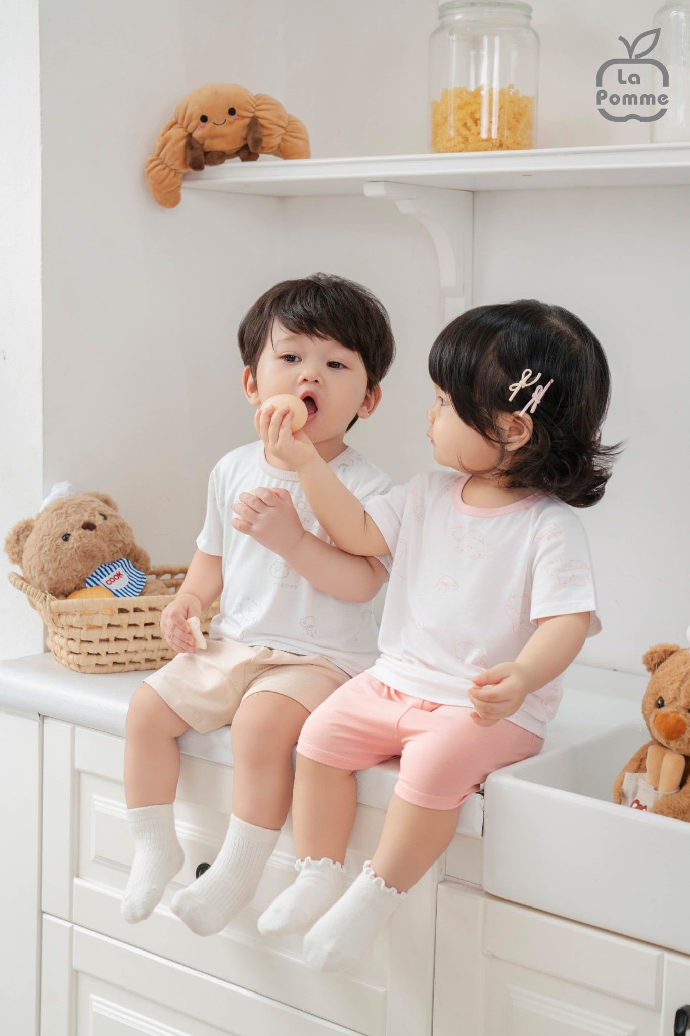  Bộ cộc tay Mềm Mịn by La Pomme người bạn mềm mịn 