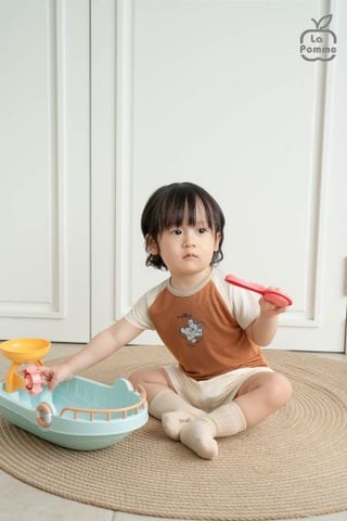  Bộ cộc tay Mềm Mịn by La Pomme những người bạn xứ biển 