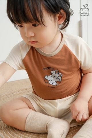  Bộ cộc tay Mềm Mịn by La Pomme những người bạn xứ biển 