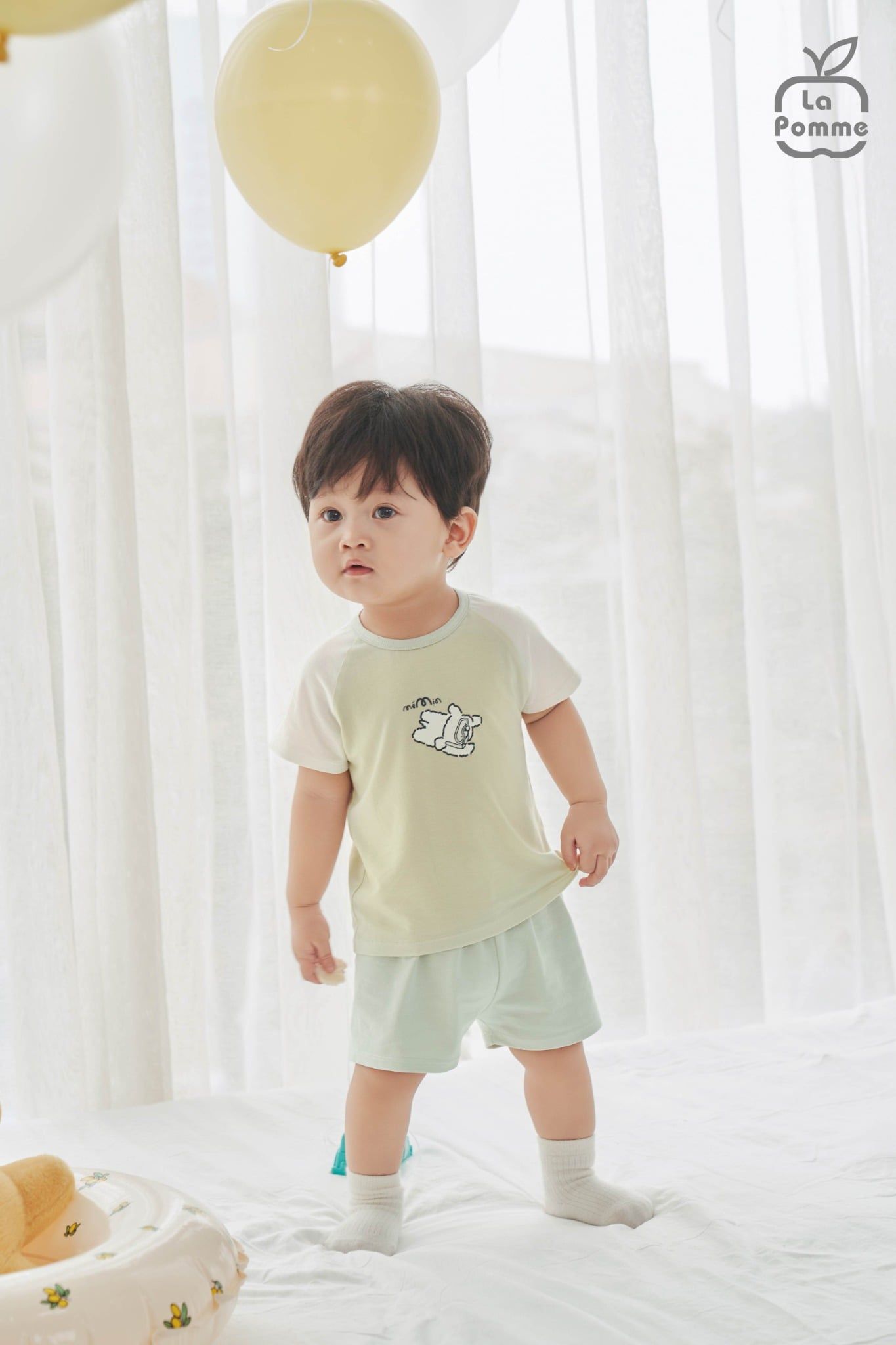  Bộ cộc tay Mềm Mịn by La Pomme những người bạn xứ biển 