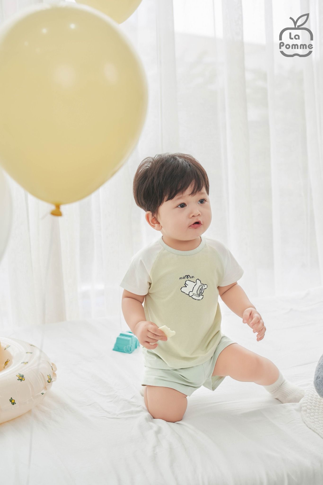  Bộ cộc tay Mềm Mịn by La Pomme những người bạn xứ biển 
