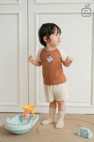  Bộ cộc tay Mềm Mịn by La Pomme những người bạn xứ biển 