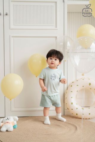  Bộ cộc tay Mềm Mịn by La Pomme cùng lướt trên mặt sóng 