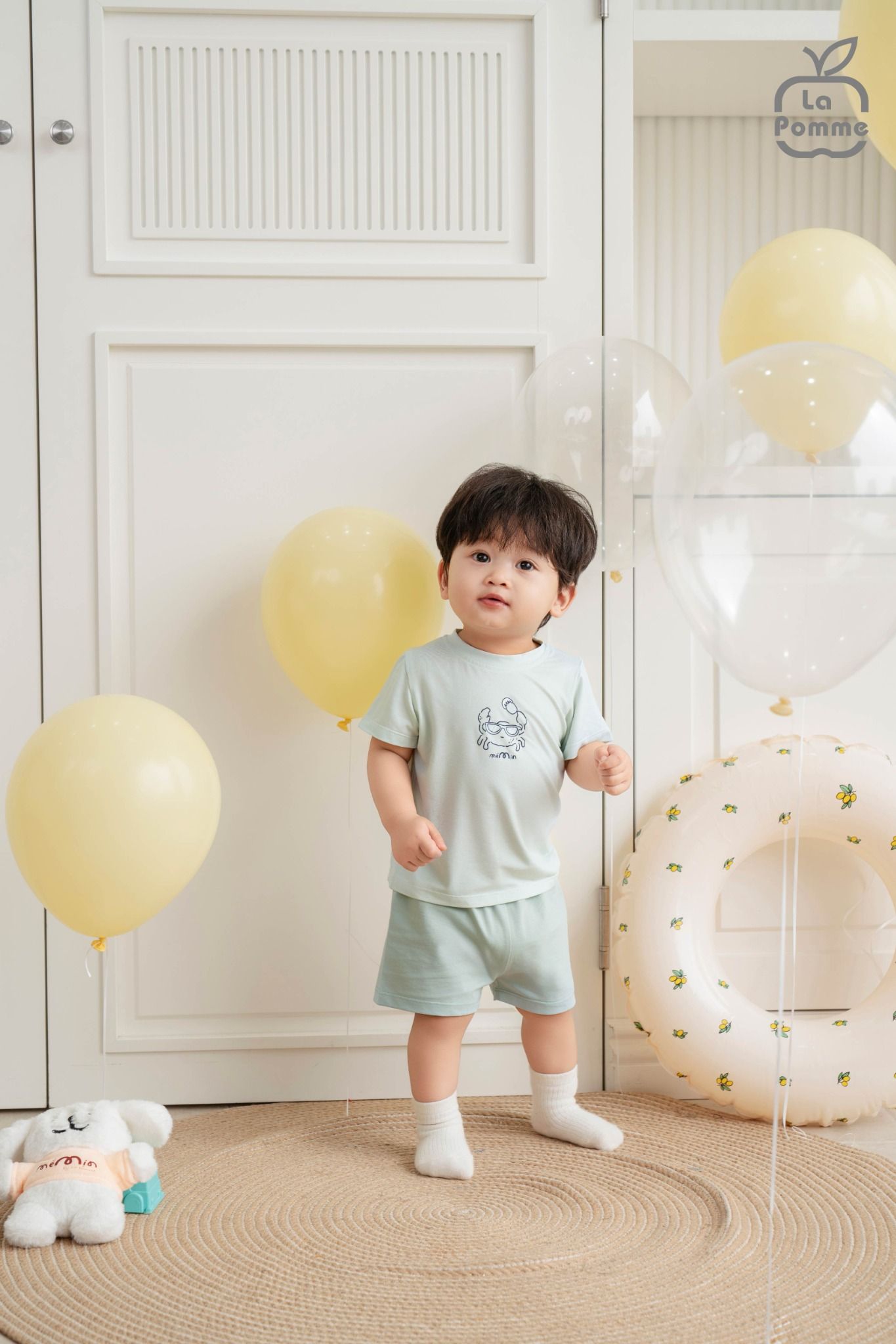  Bộ cộc tay Mềm Mịn by La Pomme cùng lướt trên mặt sóng 