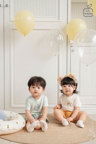  Bộ cộc tay Mềm Mịn by La Pomme cùng lướt trên mặt sóng 