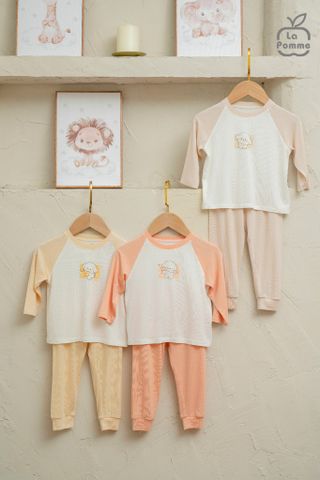  Bộ dài tay mềm mịn by La Pomme êm ái cùng puppy 