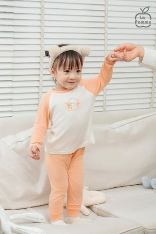  Bộ dài tay mềm mịn by La Pomme êm ái cùng puppy 
