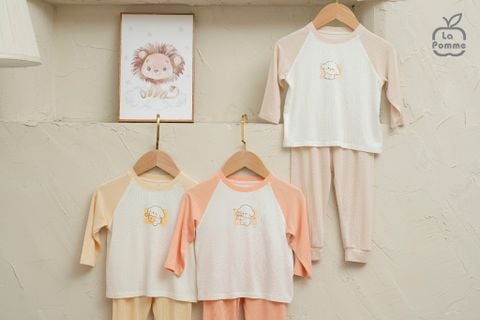  Bộ dài tay mềm mịn by La Pomme êm ái cùng puppy 