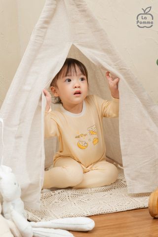  Bộ dài tay mềm mịn by La Pomme vũ trụ vui nhộn 