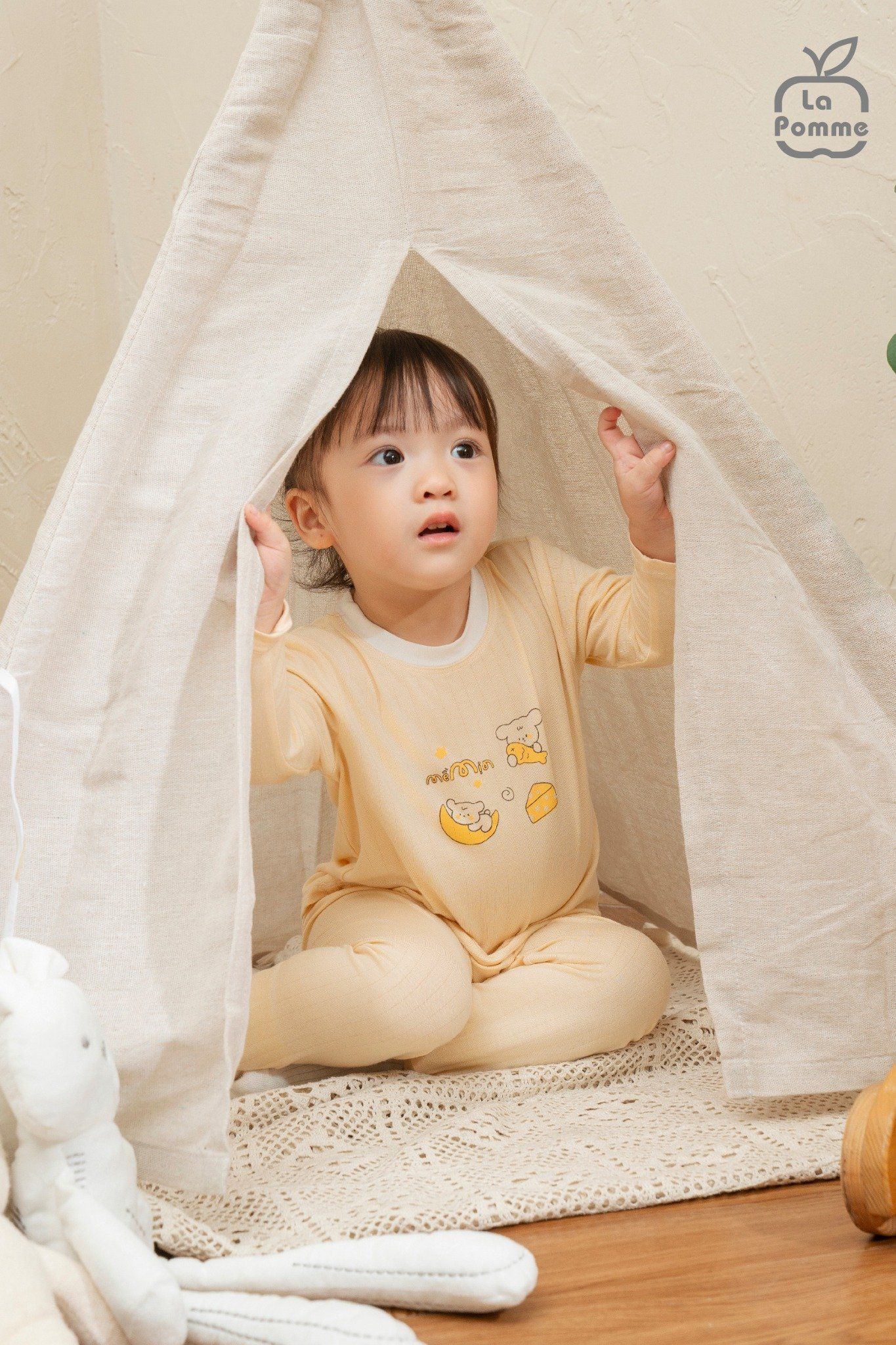  Bộ dài tay mềm mịn by La Pomme vũ trụ vui nhộn 