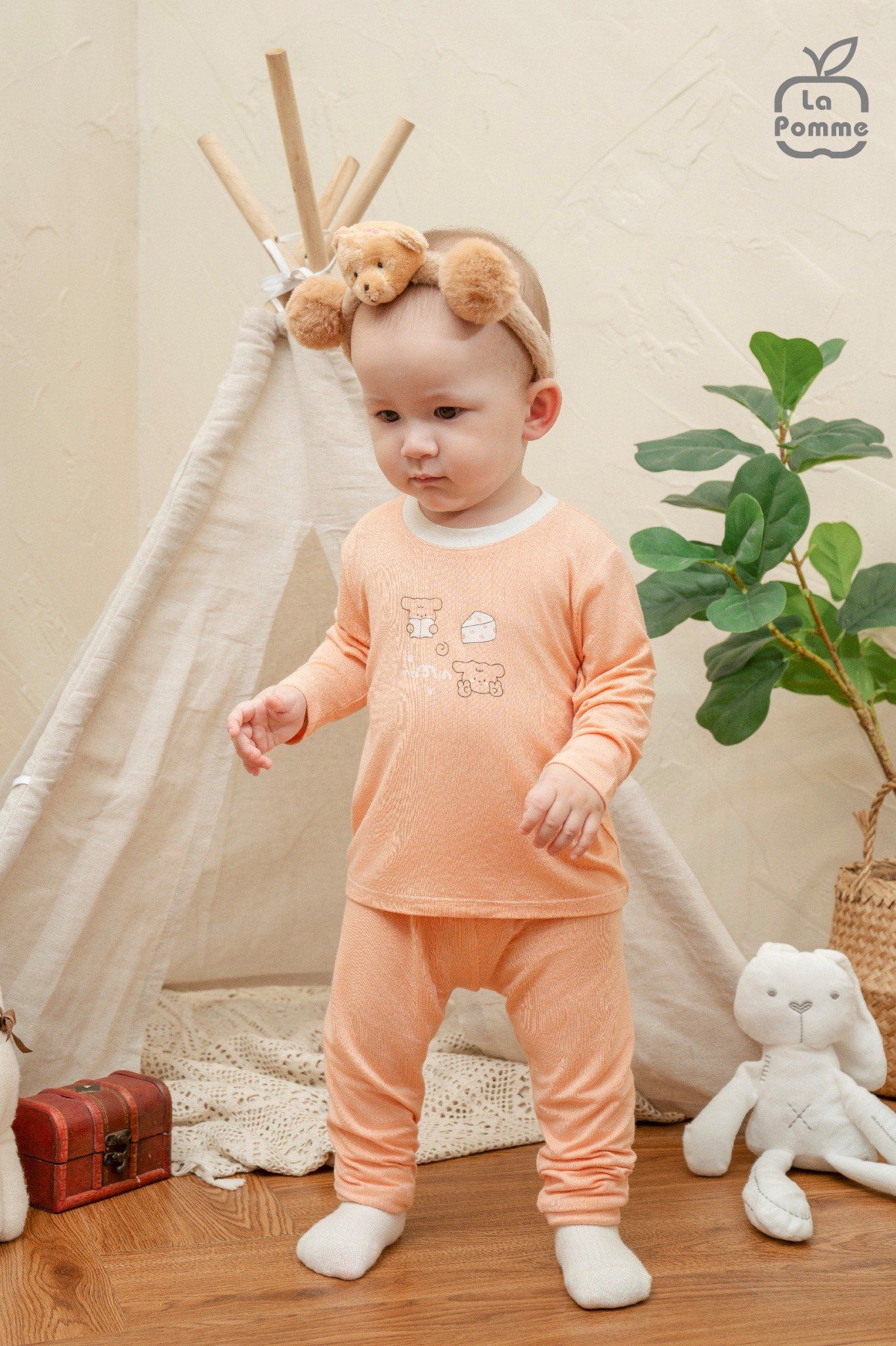  Bộ dài tay mềm mịn by La Pomme vũ trụ vui nhộn 