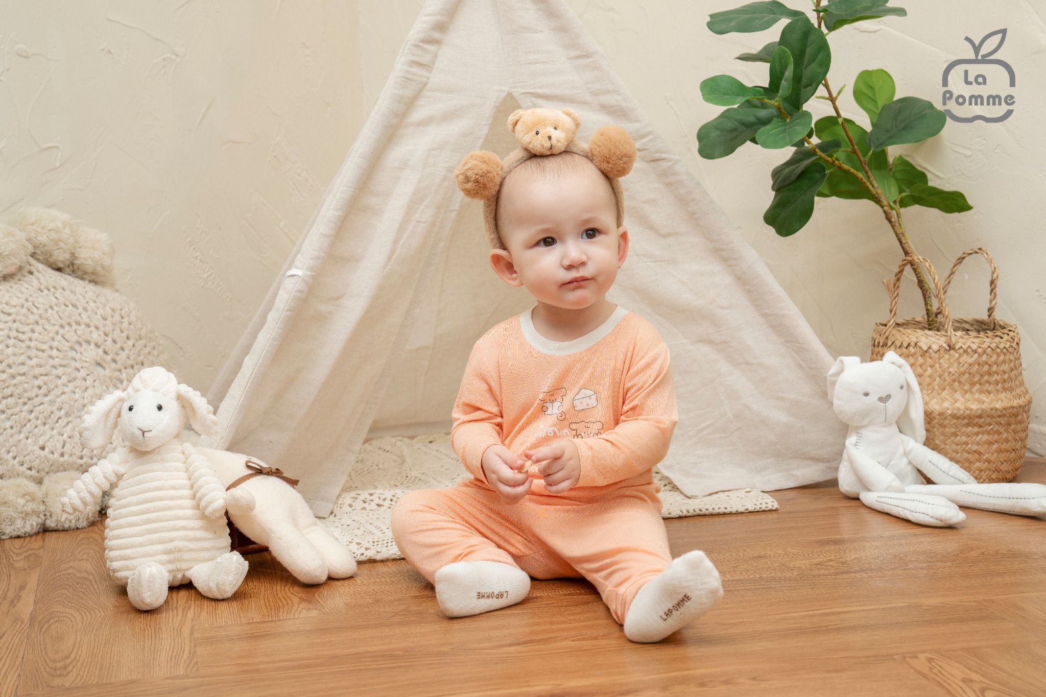  Bộ dài tay mềm mịn by La Pomme vũ trụ vui nhộn 