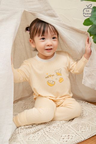  Bộ dài tay mềm mịn by La Pomme vũ trụ vui nhộn 