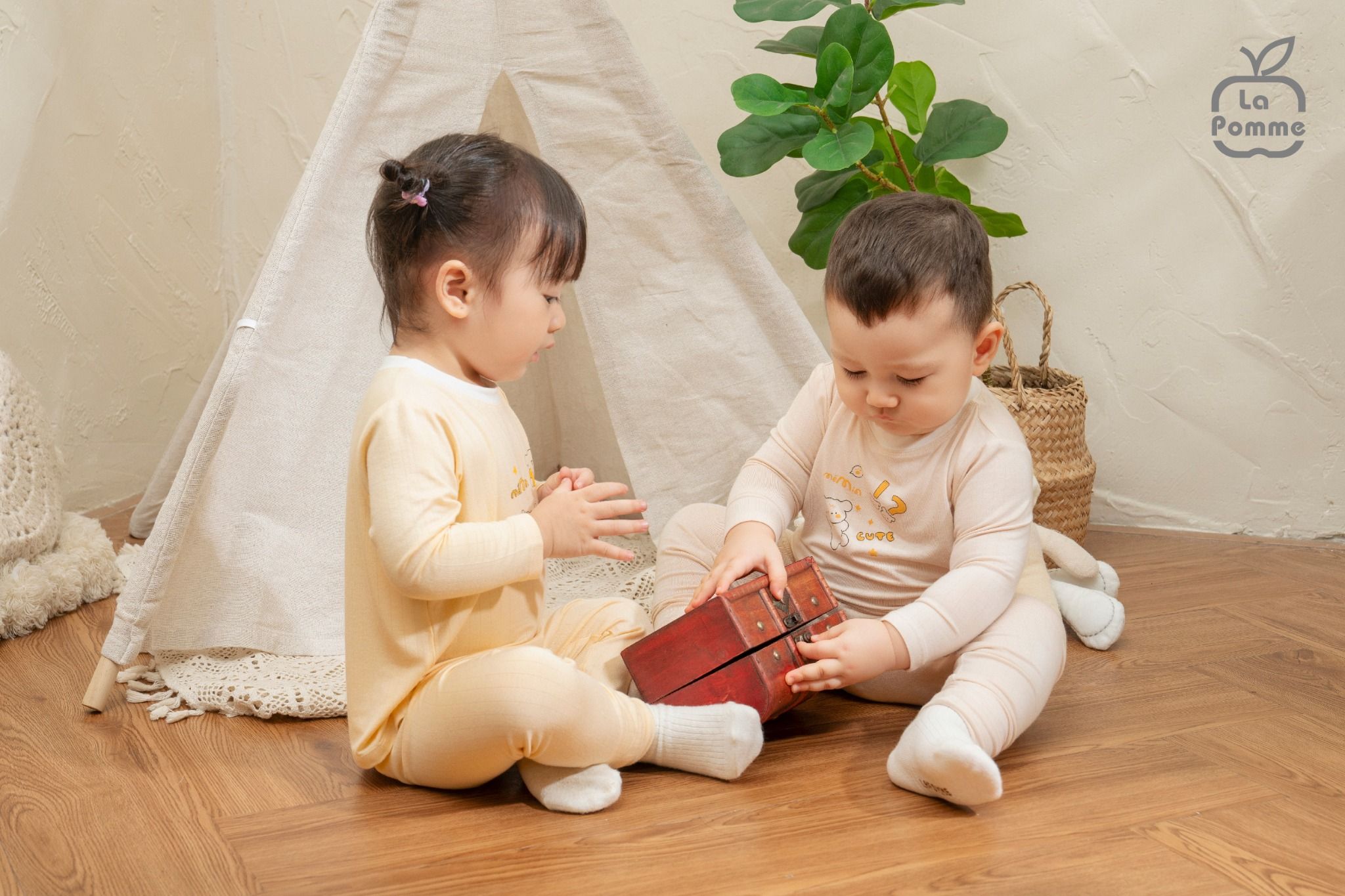  Bộ dài tay mềm mịn by La Pomme vũ trụ vui nhộn 