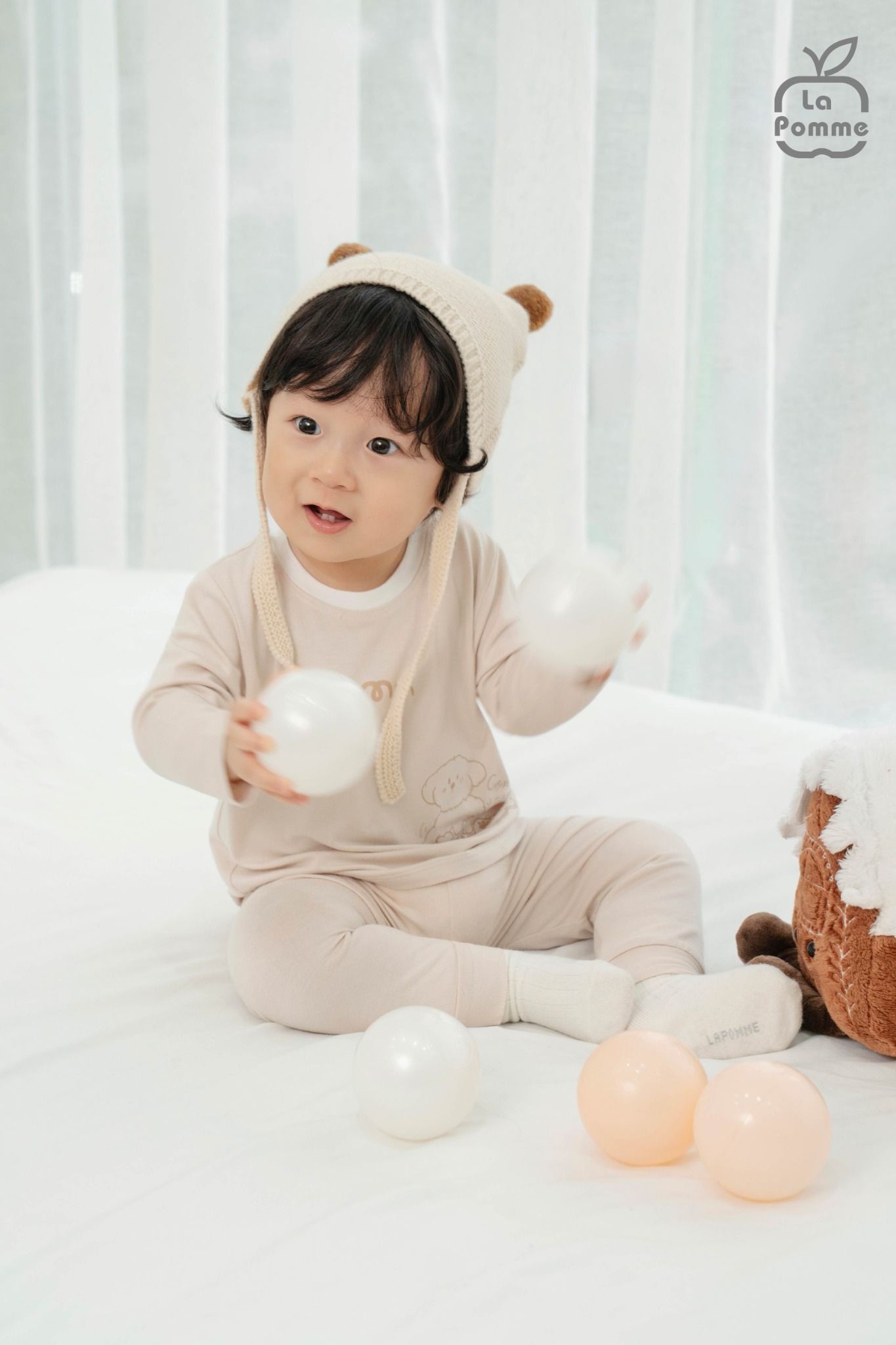  Bộ dài tay La Pomme ngày vui nhộn 