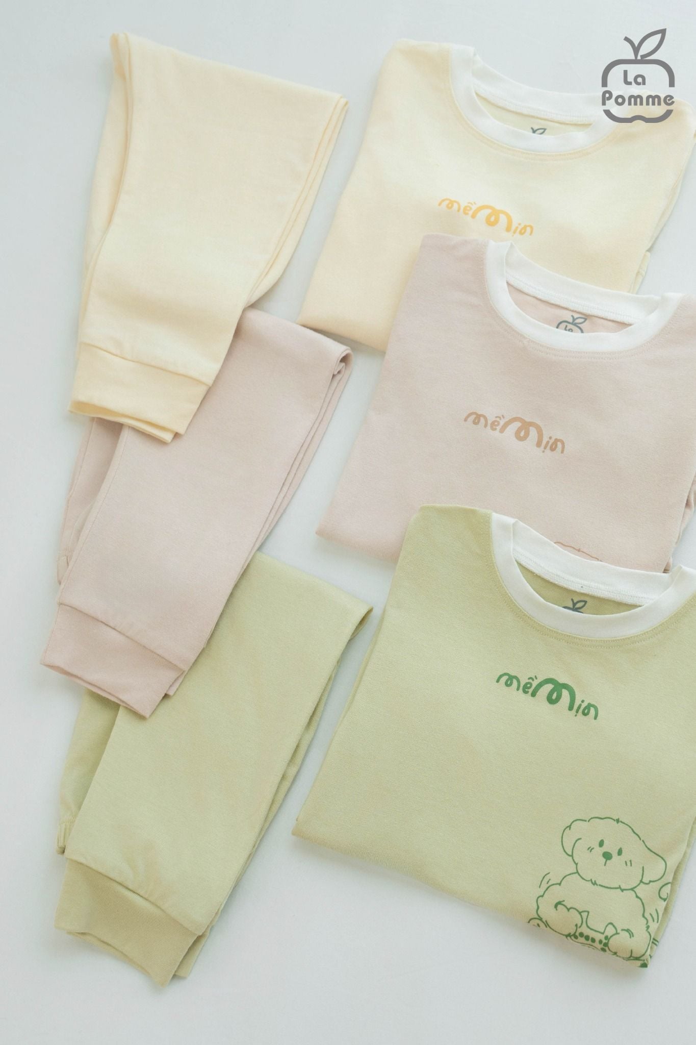  Bộ dài tay La Pomme ngày vui nhộn 