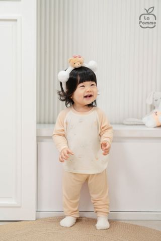  Bộ dài tay Mềm Mịn by La Pomme ngày năng động của cún con 