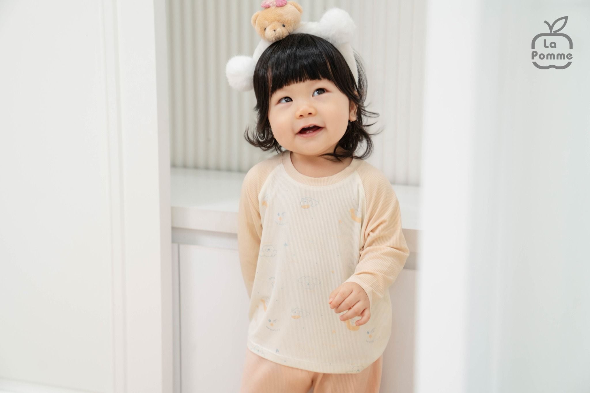  Bộ dài tay Mềm Mịn by La Pomme ngày năng động của cún con 