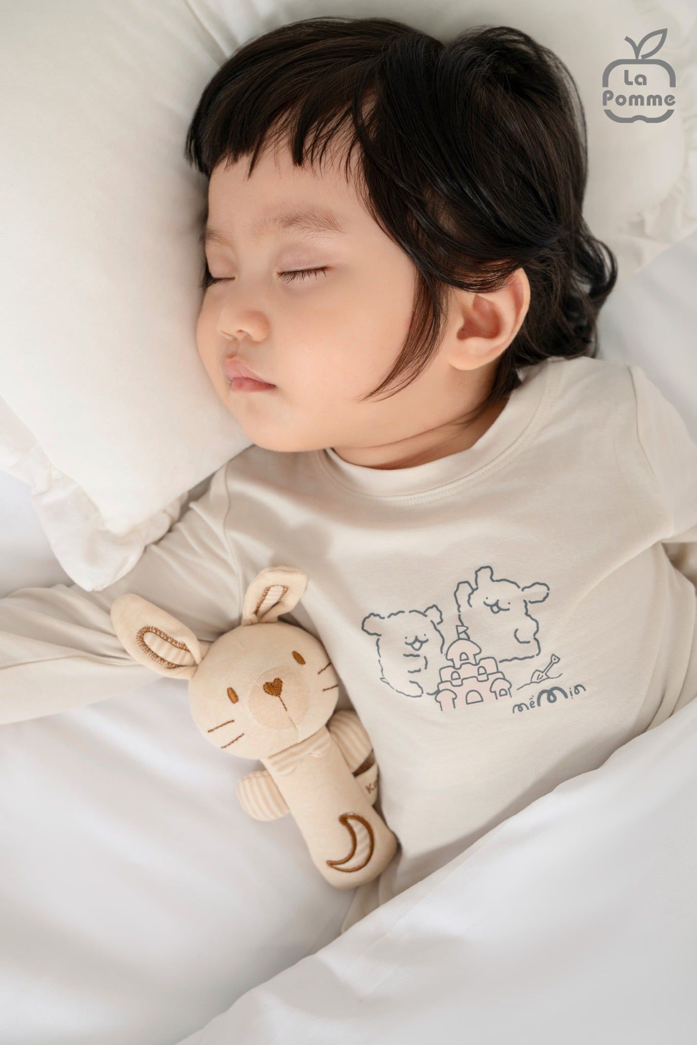  Bộ dài tay Mềm Mịn by La Pomme cún bông năng động 