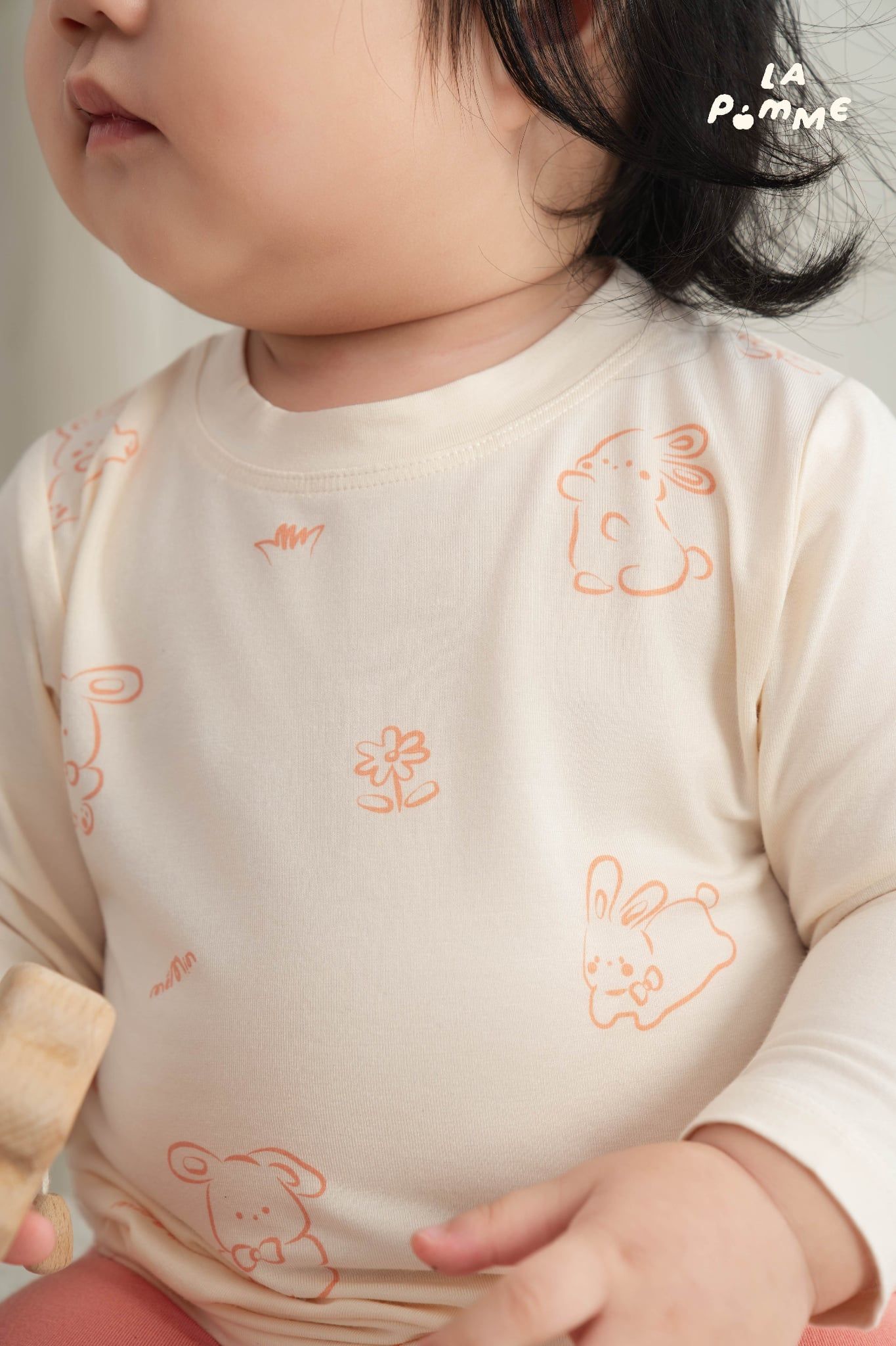  Bộ dài tay Mềm Mịn by La Pomme họa tiết đón mùa xinh 