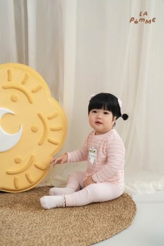  [NÊN TĂNG SIZE] Bộ dài tay Mềm Mịn by La Pomme họa tiết cún yêu siêu ngầu 