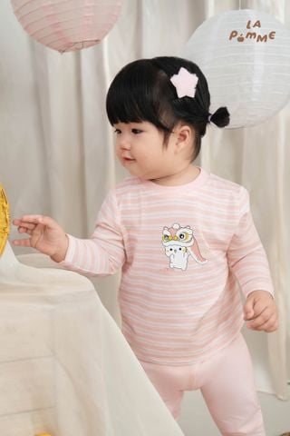  [NÊN TĂNG SIZE] Bộ dài tay Mềm Mịn by La Pomme họa tiết cún yêu siêu ngầu 