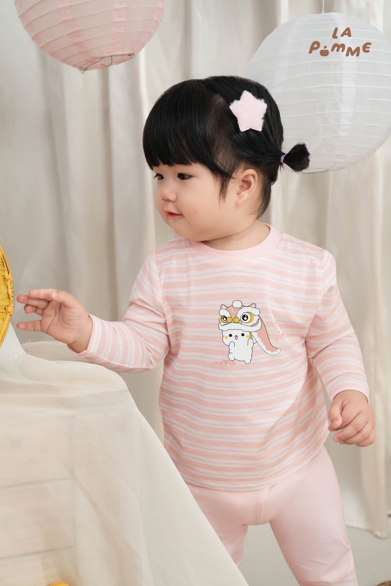  [NÊN TĂNG SIZE] Bộ dài tay Mềm Mịn by La Pomme họa tiết cún yêu siêu ngầu 