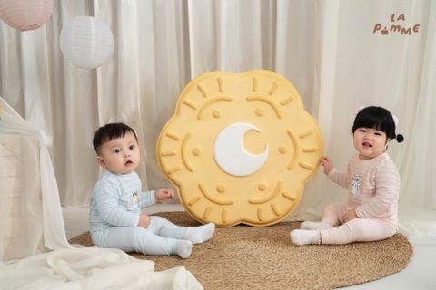  [NÊN TĂNG SIZE] Bộ dài tay Mềm Mịn by La Pomme họa tiết cún yêu siêu ngầu 