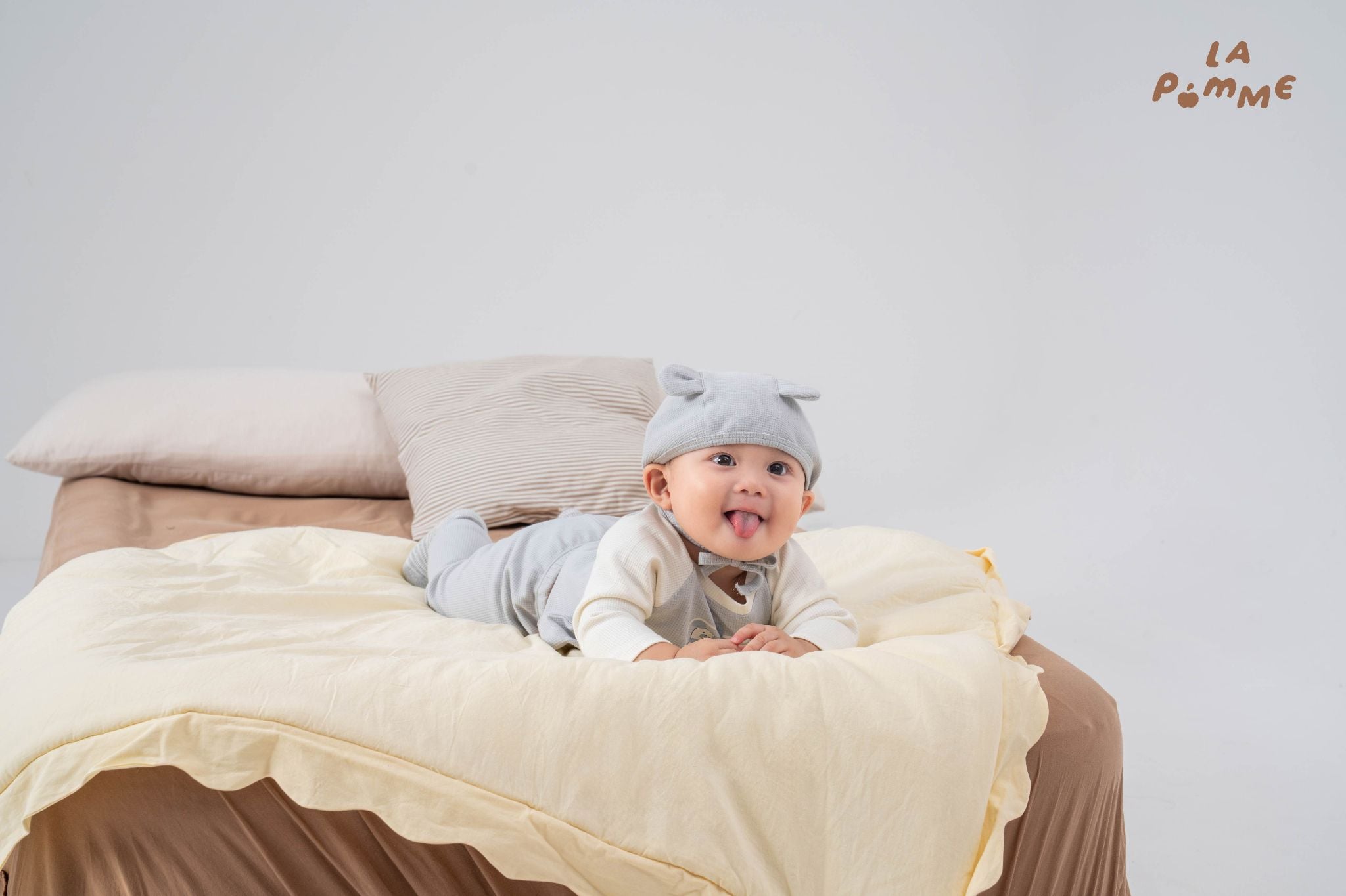  Bộ dài tay Mềm Mịn by La Pomme những người bạn lông mềm 