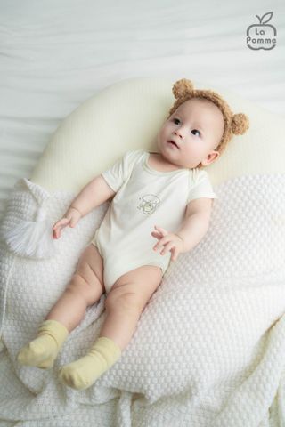  Set 2 Body chip cộc tay Mềm Mịn by La Pomme sắc màu dễ thương 