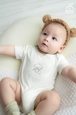  Set 2 Body chip cộc tay Mềm Mịn by La Pomme sắc màu dễ thương 