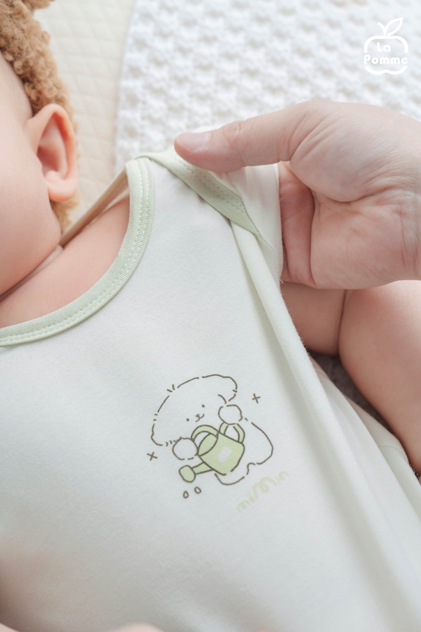  Set 2 Body chip cộc tay Mềm Mịn by La Pomme sắc màu dễ thương 