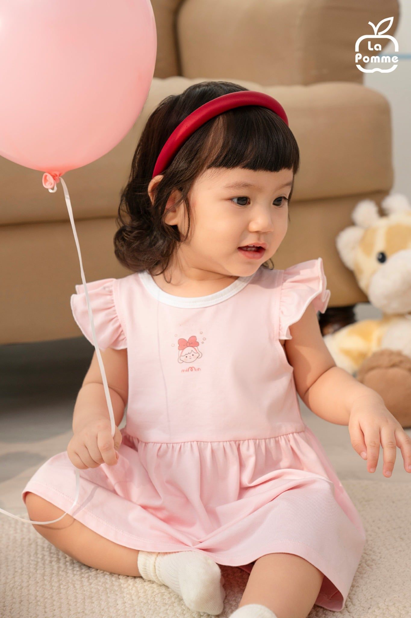  Đầm cộc tay Mềm Mịn by La Pomme sắc màu kẹo ngọt 