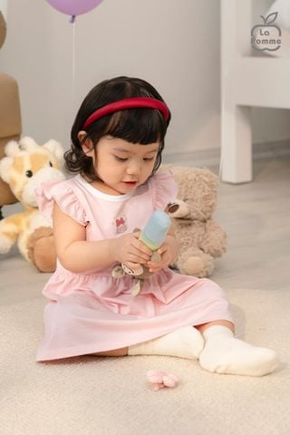  Đầm cộc tay Mềm Mịn by La Pomme sắc màu kẹo ngọt 