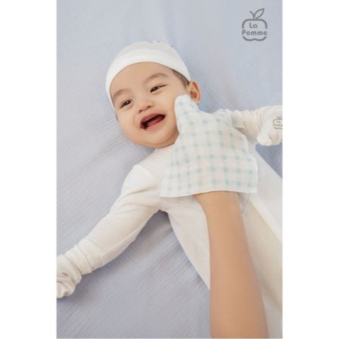  K003 Khăn sữa sợi tre lụa La Pomme phối màu (120x120cm) - Nắng mùa xuân 