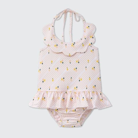  Bộ bơi liền thân hai dây La Pomme sắc hè cá tính 