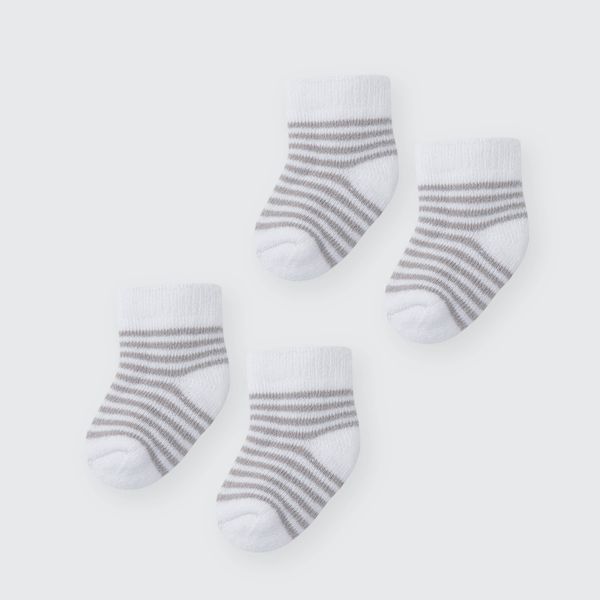  Set 02 đôi tất La Pomme họa tiết kẻ thanh lịch 