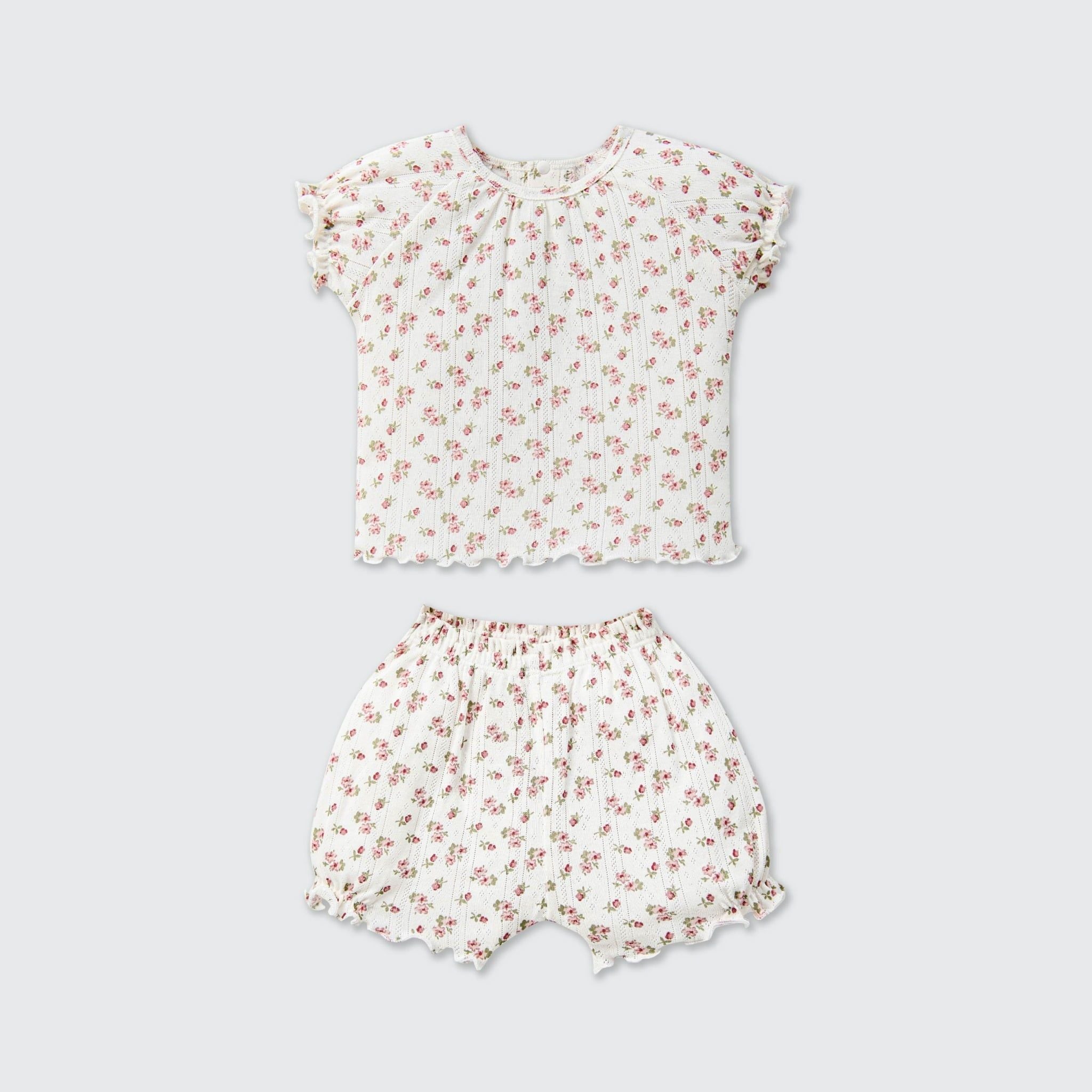  Bộ cộc tay La Pomme mùa hoa nhí yêu thương 