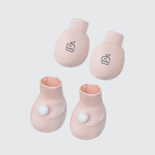  Set bao tay bao chân La Pomme phối màu dễ thương 