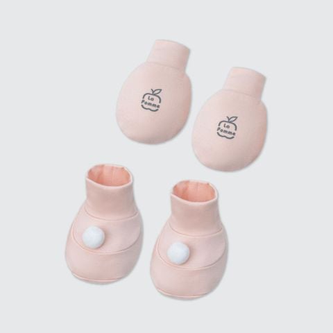  Set bao tay bao chân La Pomme phối màu dễ thương 
