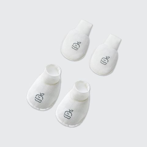  Bao tay bao chân La Pomme đường may lật êm ái 