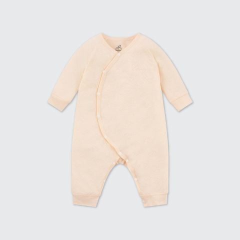  Body dài tay La Pomme dệt vân chìm gấu nhỏ 